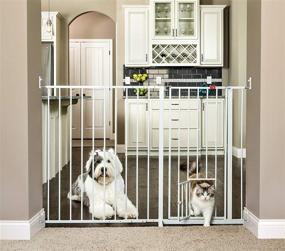 img 3 attached to Carlson Maxi Extra Tall Pet Gate: Expands from 51-58 Inches Wide for Ultimate Safety and Convenience