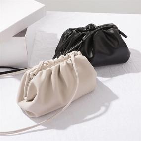 img 3 attached to Womens Dumpling Crossbody Handbag Shoulder Women's Handbags & Wallets : Shoulder Bags