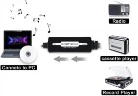 img 3 attached to 🎧 Digitnow USB Audio Capture Card Grabber: Конвертируйте винил и кассетные записи в цифровой формат MP3 на Mac и Windows 10/8.1/8/7/Vista/XP