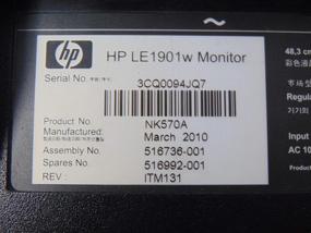 img 1 attached to Enhance your visuals with HP LE1901W Resolution Refurbished Monitor - Wide Screen Excellence