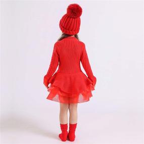 img 1 attached to 👗 Stylish TTYAOVO Little Sleeves Knitting Sweater for Girls' Clothing and Dresses