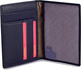 img 2 attached to 👜 Luxurious Navy Leather Passport Holder & Travel Wallets for Women - SADDLER (Gift Boxed)