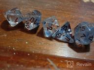 img 1 attached to 7-Piece Wizard Themed Polyhedral DND Dice Set With Magic Wand For Role Playing Games Such As Dungeons And Dragons RPG, MTG, And Table Games - Perfect For Dice Collectors And Gamers review by Anurak Grubb