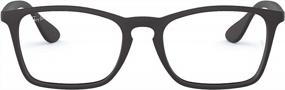 img 4 attached to Ray Ban RX7045 Eyeglasses Rubber Black