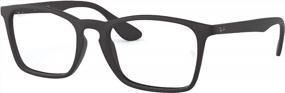 img 3 attached to Ray Ban RX7045 Eyeglasses Rubber Black