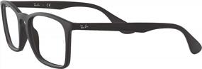 img 2 attached to Ray Ban RX7045 Eyeglasses Rubber Black