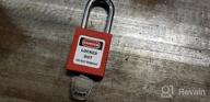 img 1 attached to Set Of 10 TRADESAFE Red Lockout Tagout Padlocks Keyed Differently, With 1 Key Per Lock For Optimal Safety And Security review by Srivatsan Oling