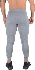 img 1 attached to YoungLA Men'S Slim Fit Joggers With Pockets 207 - Ideal For Workout, Gym, Track And Everyday Wear.