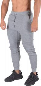 img 4 attached to YoungLA Men'S Slim Fit Joggers With Pockets 207 - Ideal For Workout, Gym, Track And Everyday Wear.