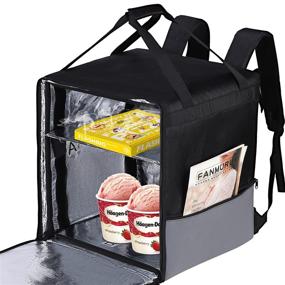 img 4 attached to 🍕 Insulated Backpack Pizza Warmer for Delivery
