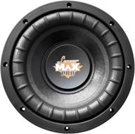 lanzar 10-inch car subwoofer speaker: premium sound system upgrade with non-pressed paper cone, stamped plastic basket, and dual 4 ohm impedance - maxp104d logo