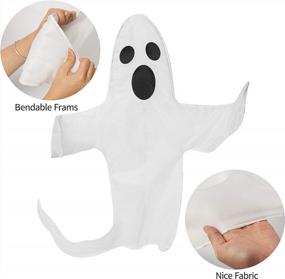 img 2 attached to CCINEE Peek A Boo Hanging Ghost 50" X 53" Large Spooky Outdoor Decoration For Halloween Party Lawn Patio Haunted House Props Supply