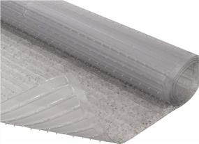 img 4 attached to Clear Plastic Floor Protector For Deep Pile Carpet By RESILIA - Easy-To-Clean Mat For Hallway, Living Or Dining Room, 48" X 25 Ft