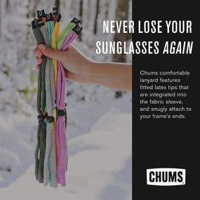 img 3 attached to Chums Original Cotton Eyewear Retainer - Adjustable Unisex Sunglasses Keeper (Standard-End)