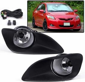 img 1 attached to 4Dr LED Projector Fog Lights Bumper Driving Lamps W/Switch Assembly Driver & Passenger Fit For 2006 2007 2008 Toyota Yaris