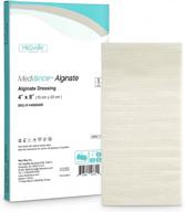 box of 5 medvance tm calcium alginate dressings, 4"x8", for effective wound treatment logo