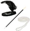 1920's flapper costume accessories set - roaring 20's accessory pack for women logo