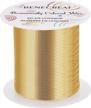 create gorgeous jewelry with benecreat's tarnish resistant light gold beading wire - 24 gauge, 87 yards logo