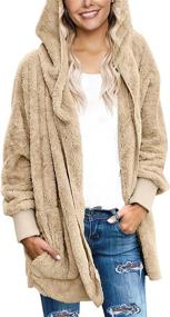 img 1 attached to Luvamia Cardigan Outwear Pockets Leopard Women's Clothing ~ Coats, Jackets & Vests