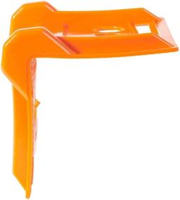 img 2 attached to 🔶 Mytee Products: V-Shaped Board 4" Orange Plastic Corner Edge Protectors for Cargo Loads - Tie Down Strap Guard for Winch, Ratchet Straps on Flatbed Trailers - V-Style Tie Downs Edge Protectors (20-Pack)