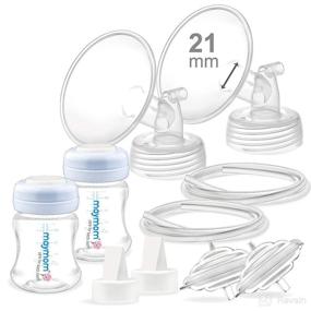 img 4 attached to 🍼 Maymom 21mm Flange: Compatible with Spectra S2/S1/9 Plus Breastpump - Replacement Parts & Accessories