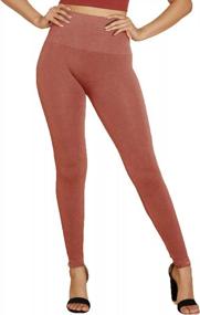 img 2 attached to Flawless Fit: A2Y Seamless Ribbed Leggings With High Waist For Women