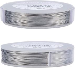 img 2 attached to Get Crafty With BENECREAT 7-Strand Tiger Tail Beading Wire - 300 Feet Of 0.018Inch/0.46Mm Stringing Perfection!