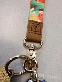 img 5 attached to Lotus Hand Wrist Lanyard Key Chain Cool Keychain Wristlet Strap Car Keychain MNGARISTA