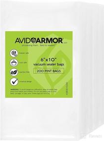 img 4 attached to 🛍️ 200 Pint Vacuum Sealer Bags by Avid Armor - BPA Free, Heavy Duty, Sous Vide Safe