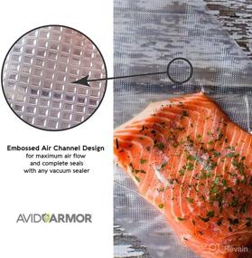 img 1 attached to 🛍️ 200 Pint Vacuum Sealer Bags by Avid Armor - BPA Free, Heavy Duty, Sous Vide Safe