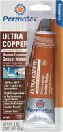 🔥 permatex 81878-12pk ultra copper high heat rtv silicone gasket maker, 3 oz. (pack of 12) logo