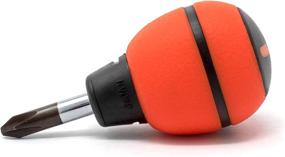 img 4 attached to 🔧 High-Quality Stubby JIS #2 Cross Point Screwdriver with Soft Grip Handle - Made in Japan RW 0159-100