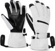 unigear ski & snowboard gloves, waterproof touchscreen winter gloves for men & women, warm cold weather protection logo