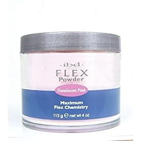 img 3 attached to Get Flawless Pink Nails With IBD Flex 71826 Translucent Powder - 4 Ounce
