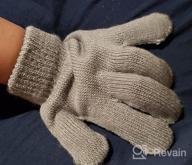 img 1 attached to 🧤 Kids Winter Gloves: 4 Pairs of Menoly Knit Gloves, Warm & Stretchy Full Finger Magic Gloves for Girls, Boys, and Teens - Available in 4 Colors review by David Flores