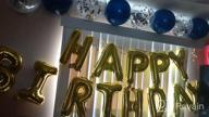 img 1 attached to Electric Balloon Pump Kit With Navy Garland, Happy Birthday Banner & Portable Decorating Strip - 110V 600W For Party Decoration review by Rashid Summers