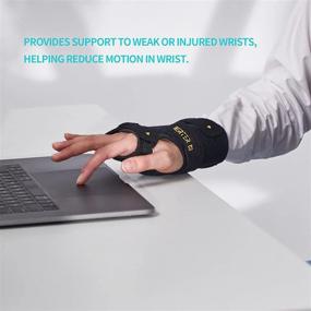 img 2 attached to Experience Relief With BERTER Night Support Wrist Brace For Carpal Tunnel, Adjustable Splint For Men And Women With 3 Stays For Tendonitis, Arthritis, And Sprains (Right Hand)