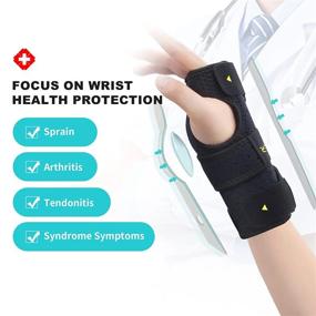img 3 attached to Experience Relief With BERTER Night Support Wrist Brace For Carpal Tunnel, Adjustable Splint For Men And Women With 3 Stays For Tendonitis, Arthritis, And Sprains (Right Hand)