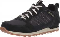 merrell mens alpine sneaker black men's shoes logo