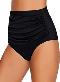 img 3 attached to Women's Swimsuits & Cover Ups: Tempt Me Waisted Bottoms for Ultimate Control