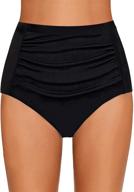 women's swimsuits & cover ups: tempt me waisted bottoms for ultimate control logo