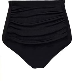 img 1 attached to Women's Swimsuits & Cover Ups: Tempt Me Waisted Bottoms for Ultimate Control