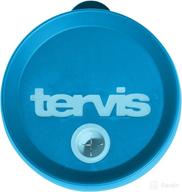 tervis straw lid insulated tumbler, compatible with 24oz and 16oz mugs, in turquoise logo