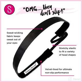 img 1 attached to 🌸 Sweaty Bands Women's Hair Care Headband: Stay Stylish and Sweat-Free with these Essential Hair Accessories