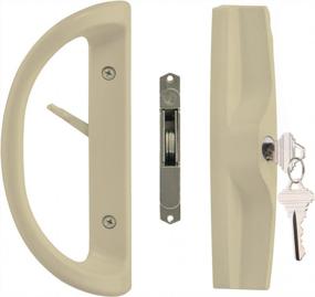 img 4 attached to Premium Replacement Keyed Patio Sliding Door Handle With Mortise Lock And Key Cylinder, Fits Doors 1.5 To 1.75 Inches Thick, Reversible Non-Handed Design, 3.94-Inch Screw Hole Spacing