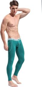 img 2 attached to ARCITON Leggings Johns Thermal Waist Men's Clothing best in Active