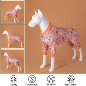 img 2 attached to LovinPet Recovery Breathable Stretchy Blooming Dogs