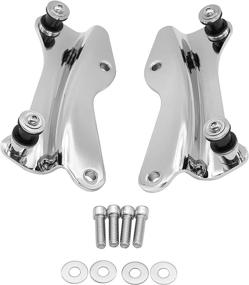 img 3 attached to 🔧 Chrome 4 Point Docking Hardware Kit for Harley Touring Street Glide Electra Glide Road Glide 2014-2022: Enhance Your Motorcycle's Functionality