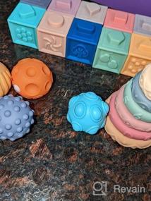 img 8 attached to 🧩 Dreampark Montessori Building Blocks Teething Toys - Baby Toys 0-6 Months - 3-in-1 Infant Toys for 6-12 Months and Babies 12-18 Months