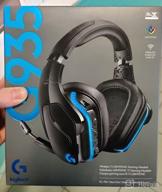 img 1 attached to Immersive Gaming Audio: Logitech G935 Wireless DTS:X 7.1 Surround Sound LIGHTSYNC RGB Headset - Black/Blue review by Athit Kemsatidanan ᠌